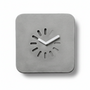 Life in Progress Clock by Lyon Beton - Bauhaus 2 Your House