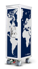 Lufthansa Globe Airplane Trolley by Bordbar