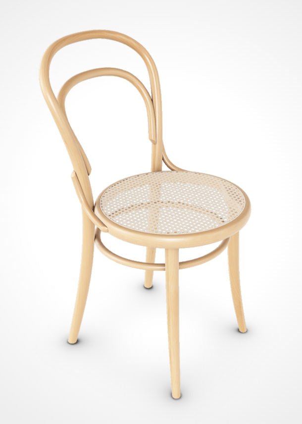 Michael Thonet No. 14 Bentwood Chair by Ton - Natural Beech