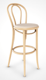 Michael Thonet No. 18 Bentwood Stool by Ton (Upholstered) - Bauhaus 2 Your House