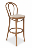 Michael Thonet No. 18 Bentwood Stool by Ton (Upholstered) - Bauhaus 2 Your House
