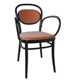 Michael Thonet No. 20 Bentwood Armchair by Ton (Upholstered Seat and Back) - Bauhaus 2 Your House