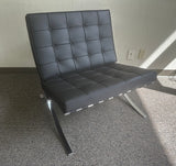 Mies van der Rohe Pavilion Chair - Standard Black Leather - Clearance - Bauhaus 2 Your House