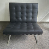 Mies van der Rohe Pavilion Chair - Standard Black Leather - Clearance - Bauhaus 2 Your House