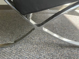 Mies van der Rohe Pavilion Chair - Standard Black Leather - Clearance - Bauhaus 2 Your House