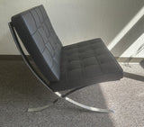 Mies van der Rohe Pavilion Chair - Standard Black Leather - Clearance - Bauhaus 2 Your House
