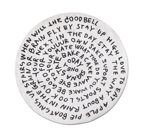 Morning Thoughts Round Carpet by Qeeboo - Bauhaus 2 Your House