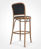 No 811 Bentwood Stool by Ton - Fully Upholstered - Bauhaus 2 Your House