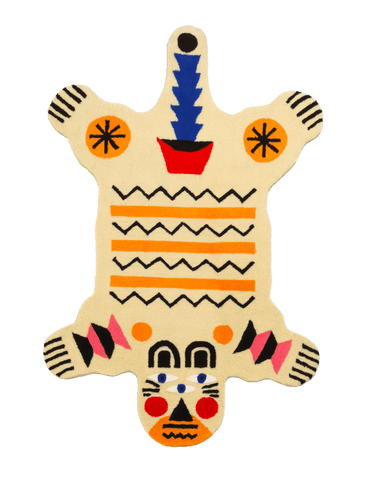 Oggian Big Bear Large Carpet by Qeeboo - Bauhaus 2 Your House