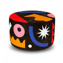 Oggian Landscape Black M Pouf by Qeeboo - Bauhaus 2 Your House
