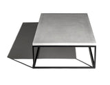 Perspective 1300x700 Black Coffee Table by Lyon Beton - Bauhaus 2 Your House