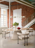 Plisse Elliptical Dining Table by Midj - Bauhaus 2 Your House