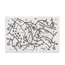 Qeeboo ChoreograpHer rectangular carpet by Shantell Martin, official neutral catalog photo