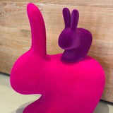 Rabbit Chair Baby Velvet Finish by Qeeboo - Bauhaus 2 Your House