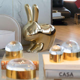 Rabbit Chair Metal Finish by Qeeboo - Bauhaus 2 Your House