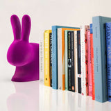 Rabbit XS Bookend Velvet Finish by Qeeboo - Bauhaus 2 Your House