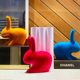 Rabbit XS Bookend Velvet Finish by Qeeboo - Bauhaus 2 Your House