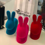 Rabbit XS Bookend Velvet Finish by Qeeboo - Bauhaus 2 Your House