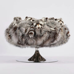Raccoon Pouf by AP Collection - Bauhaus 2 Your House