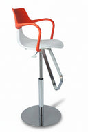 Rivet Shark Height Adjustable Stool by Green - Bauhaus 2 Your House