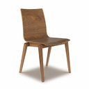 Stockholm side chair by TON in nougat-finished beech