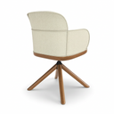 Suavida Cross Base Armchair by Ton, rear view