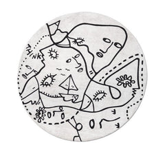Summer Trip Round Carpet by Qeeboo - Bauhaus 2 Your House