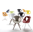 Up Soft Touch chair collection photographed in different colors