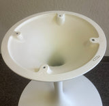 Tulip Dining Table - Matte White/Round/For Tops 50" - 71" - Clearance - Bauhaus 2 Your House