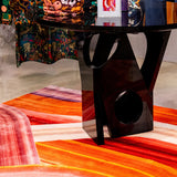 Wave Red Rectangular Carpet by Qeeboo - Bauhaus 2 Your House