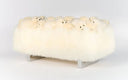 White Love Fluffy Bench by AP Collection - Bauhaus 2 Your House