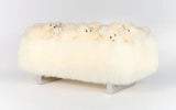 White Love Fluffy Bench by AP Collection - Bauhaus 2 Your House