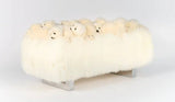 White Love Fluffy Bench by AP Collection - Bauhaus 2 Your House