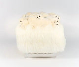 White Love Fluffy Bench by AP Collection - Bauhaus 2 Your House