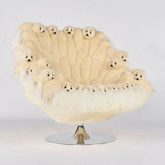 White Love Lounge Chair by AP Collection - Bauhaus 2 Your House