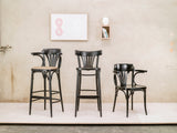 Michael Thonet No. 135 Bentwood Stool by Ton (Upholstered) - Bauhaus 2 Your House