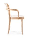 822 Bentwood Armchair/Upholstered Seat by Ton - Bauhaus 2 Your House