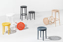 822 Bentwood Low Stool by Ton - Bauhaus 2 Your House