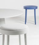 822 Bentwood Low Stool / Upholstered Seat by Ton - Bauhaus 2 Your House