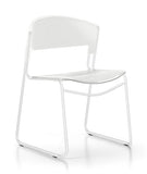 Again Stackable Sled Base Side Chair by BBB - Bauhaus 2 Your House