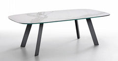 Alexander Dining Table (Barrel Shape Version) by Midj - Bauhaus 2 Your House