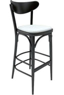 Banana Bentwood Stool (Upholstered) by Ton - Bauhaus 2 Your House