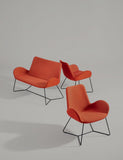 Dalia AP M TS Sled Base Lounge Chair by Midj - Bauhaus 2 Your House