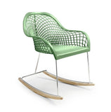 Guapa DNB M CU Low Backrest Rocking Chair by Midj - Bauhaus 2 Your House