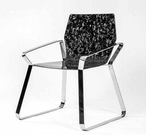 Hexa Carbon Fiber Armchair by Mast Elements
