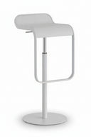LEM S79 Adjustable Height Matte Chrome Lift Stool by Lapalma - Bauhaus 2 Your House