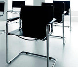 Mart Stam Chair with Full Leather Back - Bauhaus 2 Your House