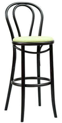 Michael Thonet No. 18 Bentwood Stool by Ton (Upholstered) - Bauhaus 2 Your House