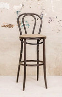 Michael Thonet No. 18 Bentwood Stool by Ton (Upholstered) - Bauhaus 2 Your House