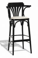 Michael Thonet No. 135 Bentwood Stool by Ton (Upholstered) - Bauhaus 2 Your House